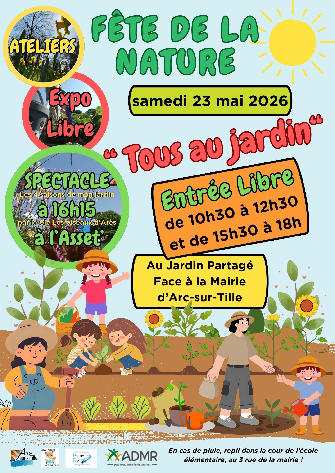 Affiche Fête de la nature à Arc-sur-Tille samedi 23 mai 2026